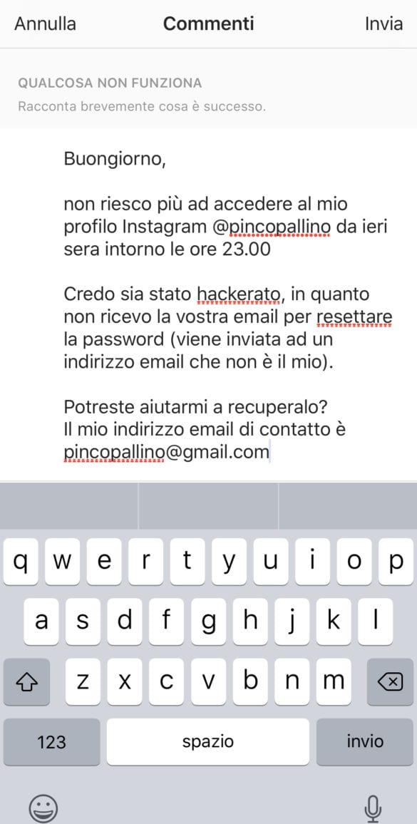 Come recuperare un account Instagram o Facebook Hackerato?